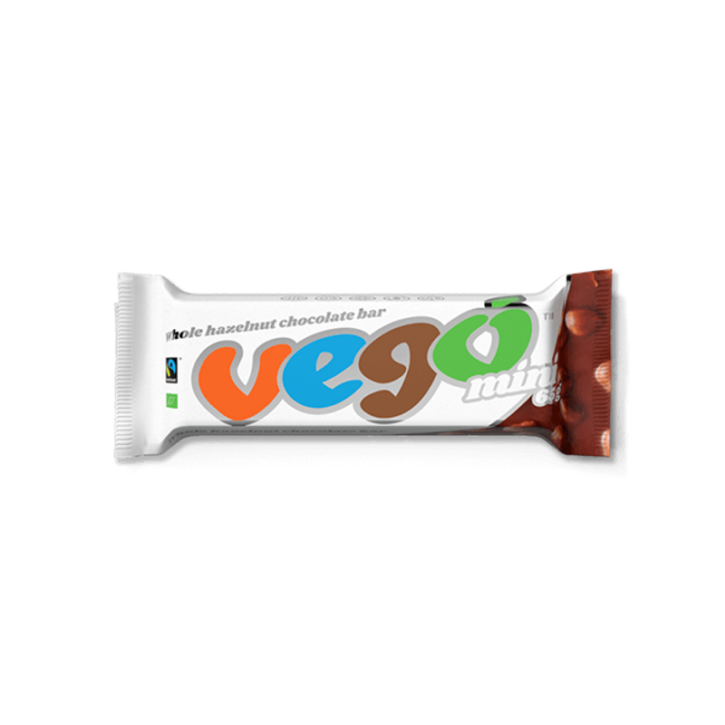 Vegan Whole Hazelnut Chocolate Bar by Vego Australia