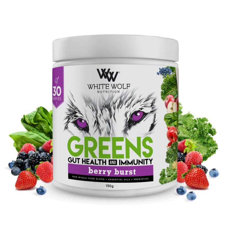 Greens Gut Health & Immunity by White Wolf Australia